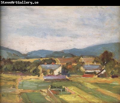 Egon Schiele Landscape in Lower Austria (mk12)